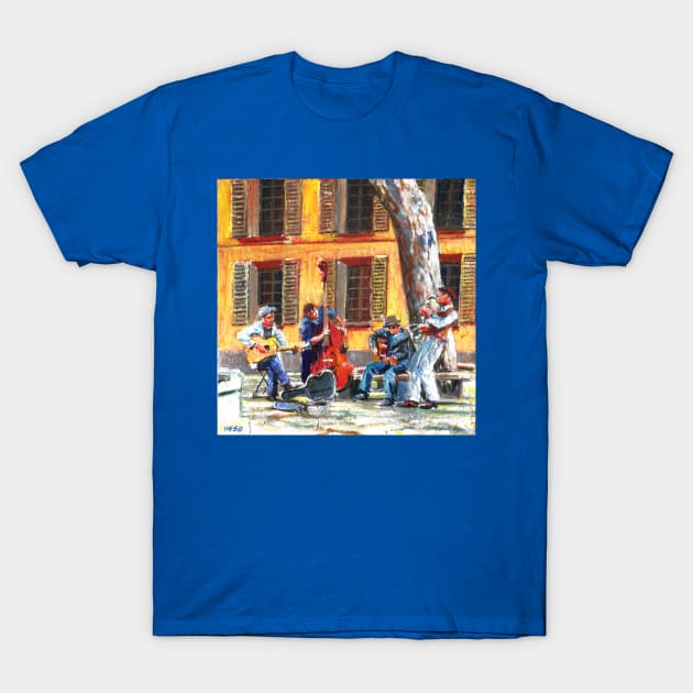 French Jazz Musicians T-Shirt by WonderWebb